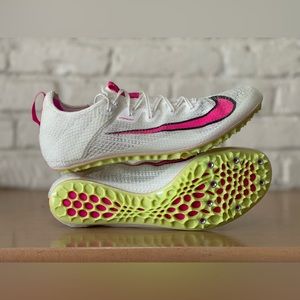 New Nike Zoom SuperFly Elite 2 “Sail Pink” Track Spikes Men Sizes CD4382-101